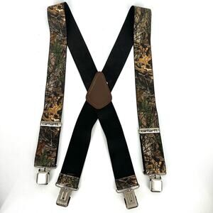 Carhartt suspenders camo clip mens hunting 2" wide adjustable